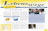 Lebenswege - Zeitschrift für Krebspatienten und ihre Angehörigen Ausgabe 37