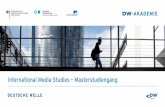 International Media Studies - deutsch