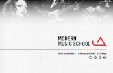 Modern Music School Infobroschüre - Instrumente · Programme · Extras