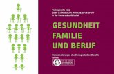 Gesundheit, Familie und Beruf – Herausforderungen des Demografischen Wandelsfür die OVGU