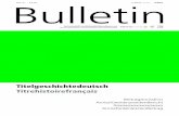Bulletin SEV/VSE (Musterseiten)