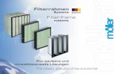 Folder Filterrahmensysteme