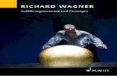Richard Wagner - Aufführungsmateriale und Fassungen