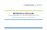 Biblioweb Kurzhilfe