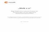 Web 2.0: Allgemeines Mediennutzungsverhalten