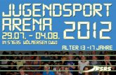 Flyer JugendSportArena 2012