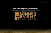 sommer-event.com - Veranstaltungsreihe: Find Dein Ding und putz es frei