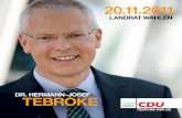 Hermann-Josef Tebroke - Der Landratskandidat