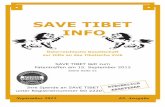 Save Tibet Info September 2012
