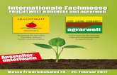 FRUCHTWELT BODENSEE & agrarwelt 2012 | Ausstellerunterlagen