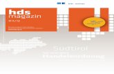 hds magazin 4/12 - „Südtirol hat eine neue Handelsordnung - Nachbesserungen sind notwendig“