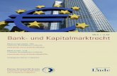 Bank- und Kapitalmarktrecht Donau-Universität Krems