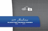 25 Jahre Elektro Busch GmbH