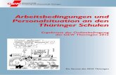 Arbeitsbedingungen und Personalsituation an den Thüringer Schulen