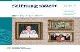 StiftungsWelt 03-2010: Ohne Fleiß kein Preis