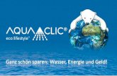 AquaClic Bedienungsanleitung/ Produkte-Kurzinfos