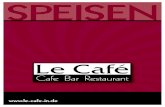 Speisekarte Le Cafe Ingolstadt