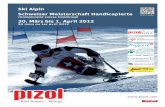 Ski Alpin Schweizer Meisterschaft Handicapierte Pizol 2012