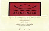 Speisekarte Arche Noah