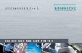 Hennecke Leistungsverzeichnis