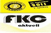 FKC Aktuell - 7. Spieltag 2011/2012
