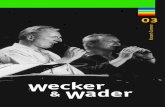 Wecker Wader Tournee 2003 Programmheft