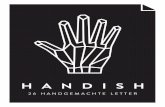 HANDISH - 26 handmade letters