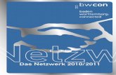 bwcon: Das Netzwerk 2010/2011