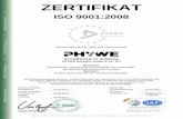 DE EN FR ES RU Certificate ISO 9001:2008