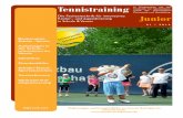 Tennistraining Junior 1/2013