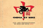 China By Bike, Tourenprogramm 2013
