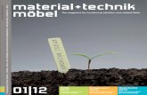 material + technik möbel Ausgabe 01/2012
