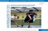 Sportprogramm WS 2011 / 2012