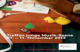Treffen junge Musik-Szene 2013 - Magazin