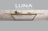 Tische von LUNA aus dem neuen Katalog 2013