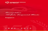 Programm TG Jubiläum 2012