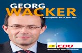 Georg Wacker: Gemeinsam für die Region