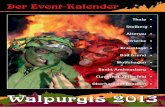 Walpurgis 2013 - Der Event-Kalender