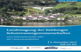 Landestagung der Salzburger Schutzwassergenossenschaften