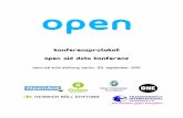 Protokoll der Open Aid Data Konferenz
