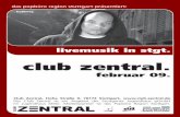 Club Zentral Stuttgart - Programm Januar 2009