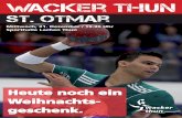 Matchprogramm Wacker Thun - St. Otmar St. Gallen