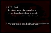LL.M - Internationales Wirtschaftsrecht