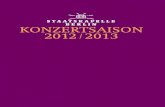 Staatskapelle Berlin: Konzertsaison 2012/2013