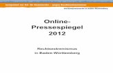 Online-Pressespiegel 2012