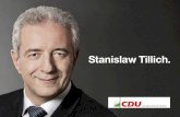 Stanislaw Tillich Spitzenkandidatenbroschuere