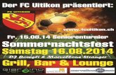 FC Uitikon Turnierheft 2014
