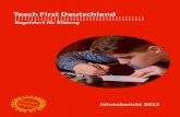 Teach First Deutschland | Jahresbericht 2013