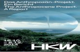 Das Anthropozän-Projekt. Ein Bericht