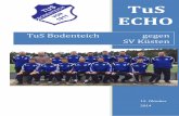 Stadionzeitung TuS - Echo